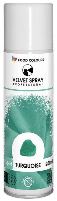 Barwnik zamsz w sprayu Velvet TURKUSOWY - TURQUOISE 250ml