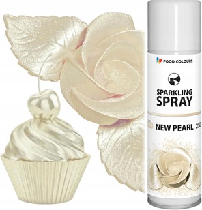 barwnik, spray transparentny perłowy sparkling pearl