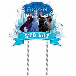 Topper papierowy FROZEN - STO LAT